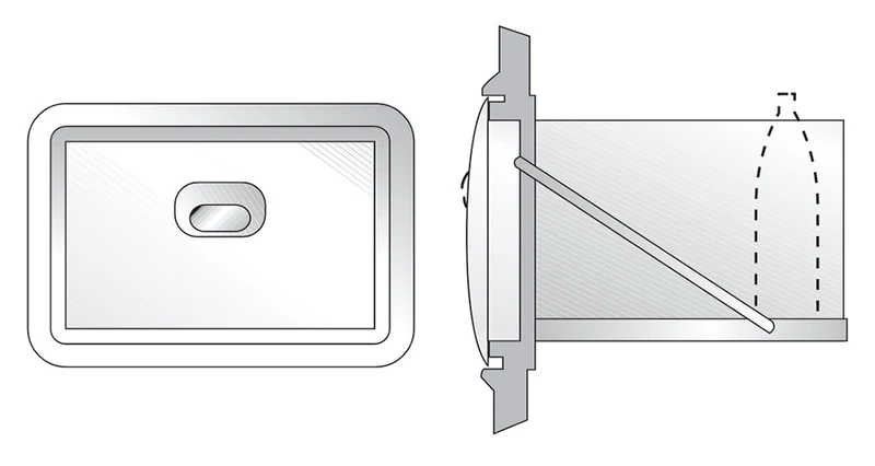 Tiroir inox haut
