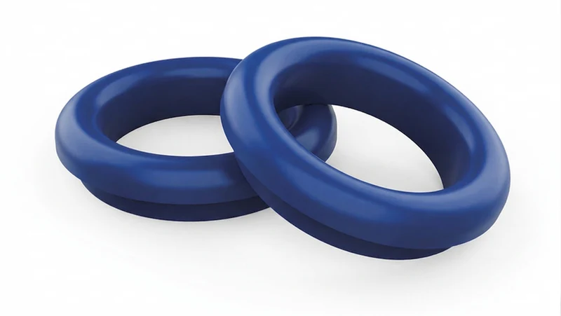Caoutchouc bleu pour Trou Vide-Ordures en packs