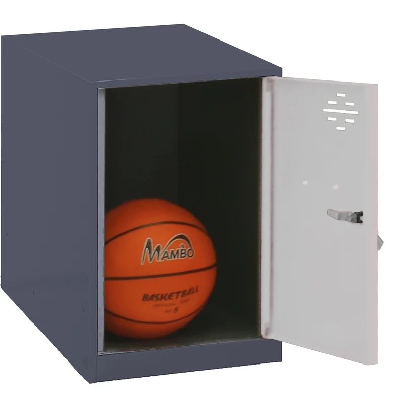 Vestiaire casier métal anthracite en kit - (H)475 x (L)300 x (P)500mm