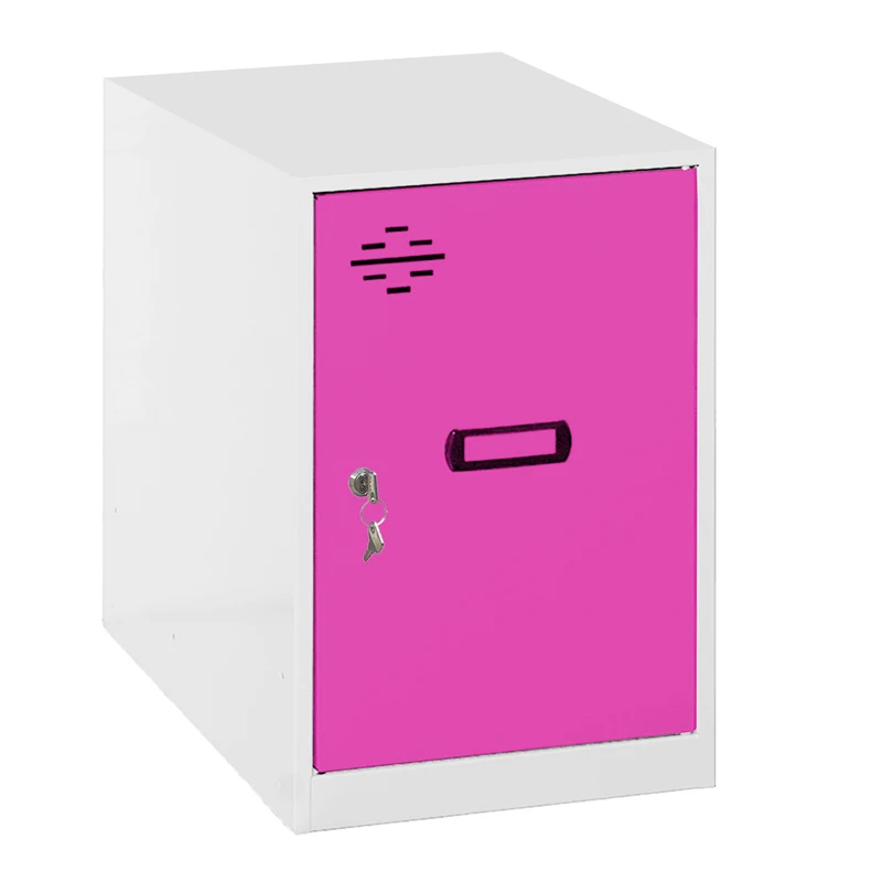 Vestiaire casier métal blanc en kit - (H)475 x (L)300 x (P)500mm