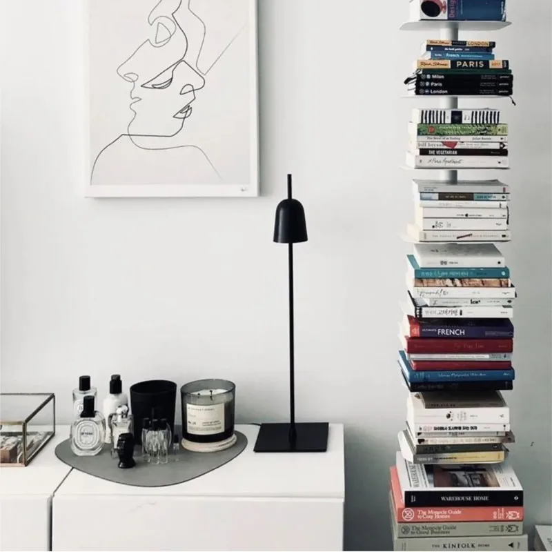 Bibliothèque rotative métal à plateaux mobiles