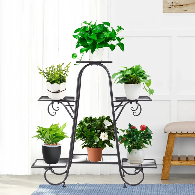 Etagère plante fer forgé vintage