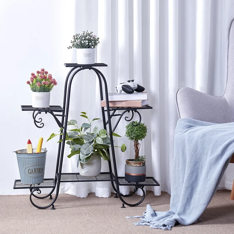 Etagère plante fer forgé vintage