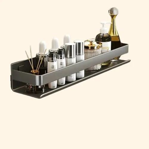 Etagère murale design en métal brossé