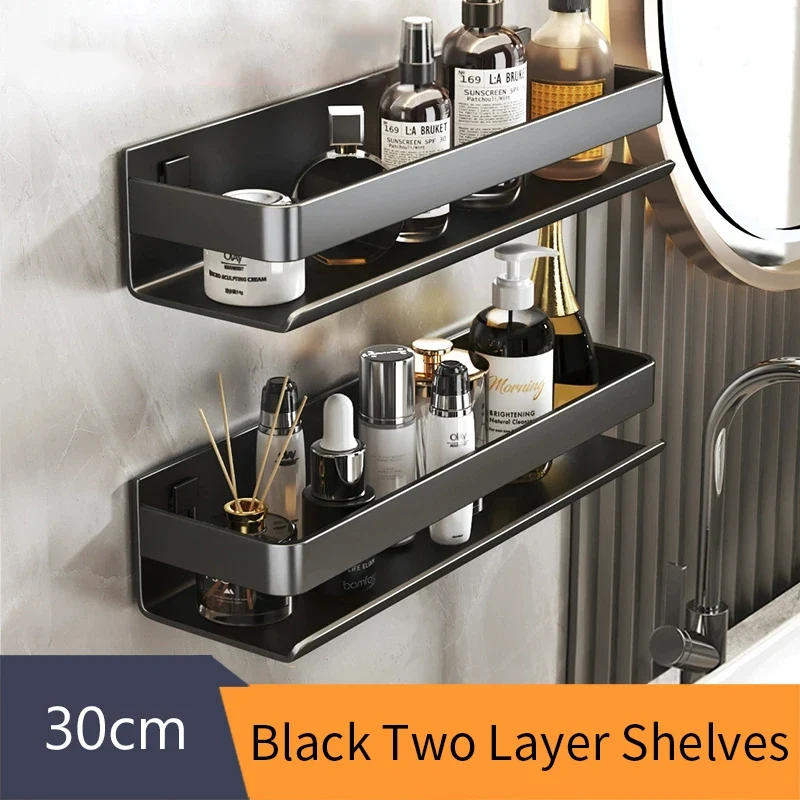 Etagère murale design en métal brossé
