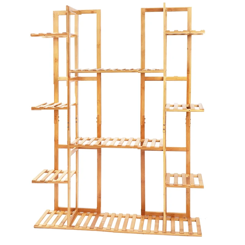 Etagère en bois multi support pour plantes