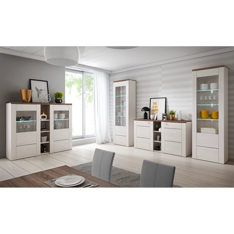 Buffet 2 portes Amaury Bois Blanc