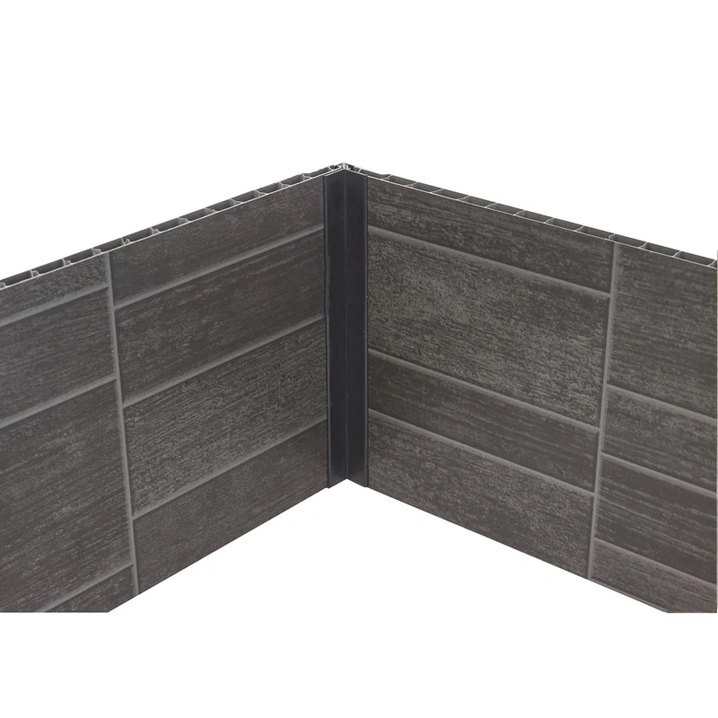 Profil d'angle en PVC pour lambris 8 mm épais