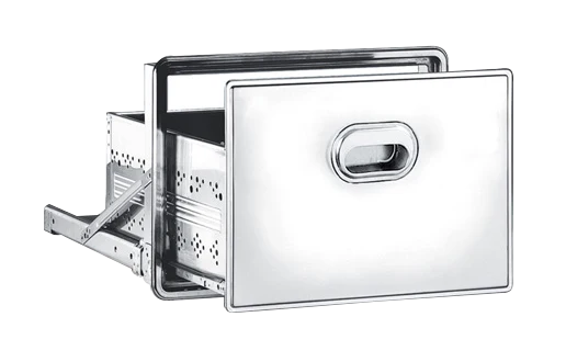 Tiroir inox haut