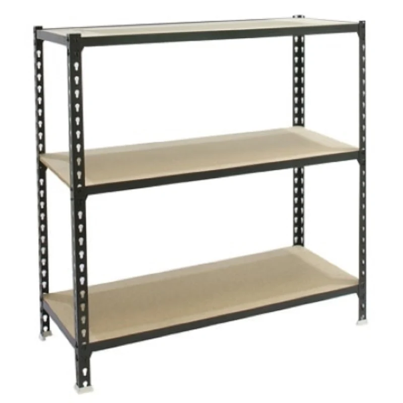 Etagère basse bois/métal 900x1000x300mm