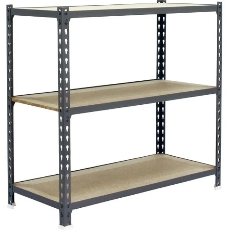 Etagère basse bois/métal 900x900x300mm