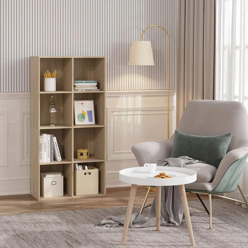 Etagère modulable bois 8 cases