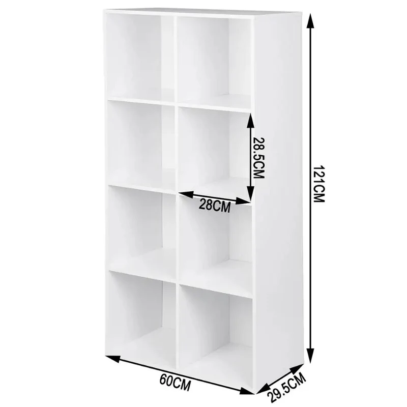 Etagère modulable bois 8 cases