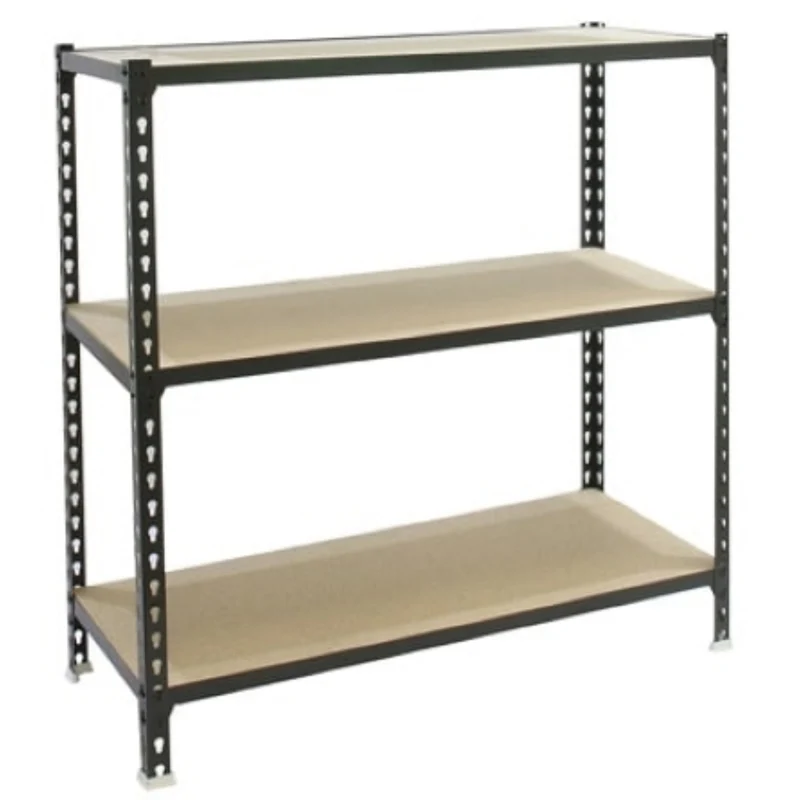 Etagère basse bois/métal 1000x900x400mm