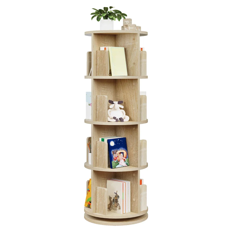 Bibliothèque rotative 360 à 4 plateaux