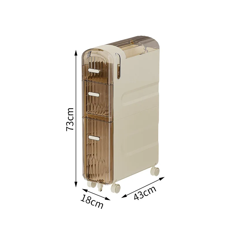 Colonne de salle de bain rétro sur roulettes