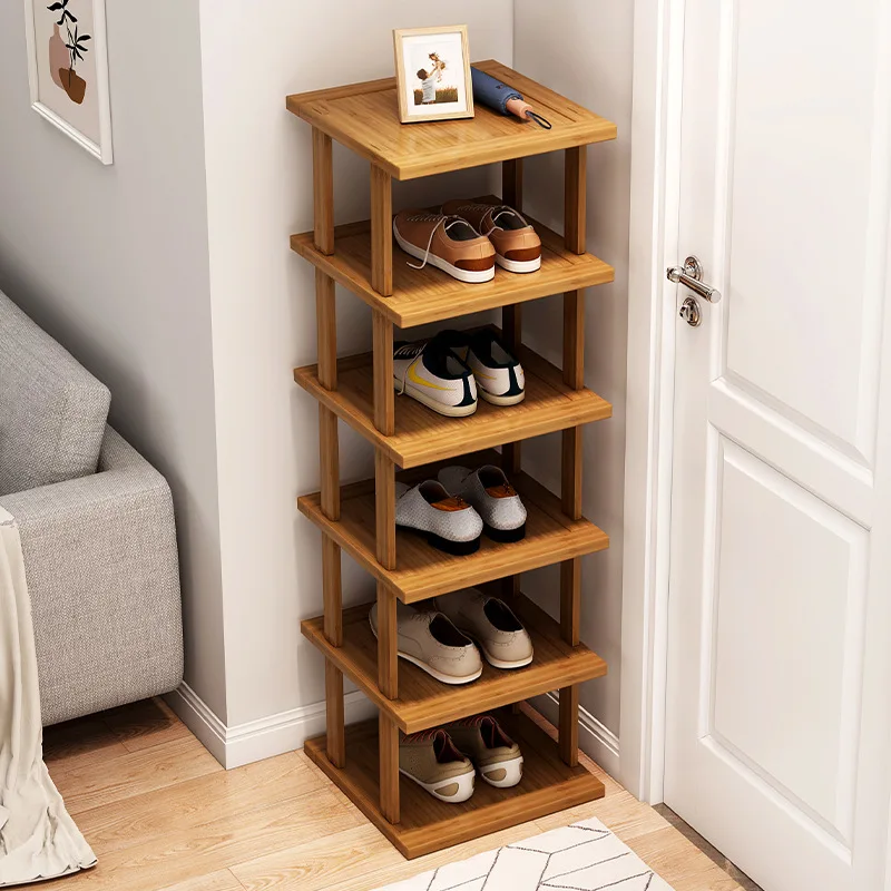 Etagère chaussures bois verticale