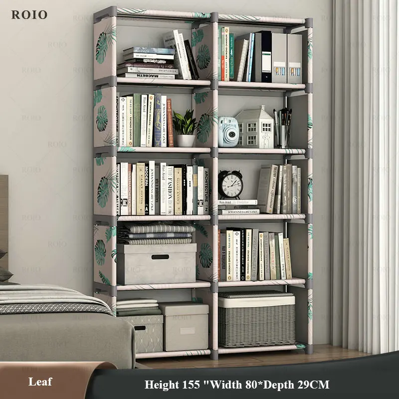Etagère de rangement modulable en métal et textilène