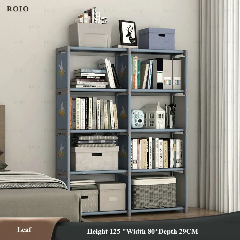 Etagère de rangement modulable en métal et textilène