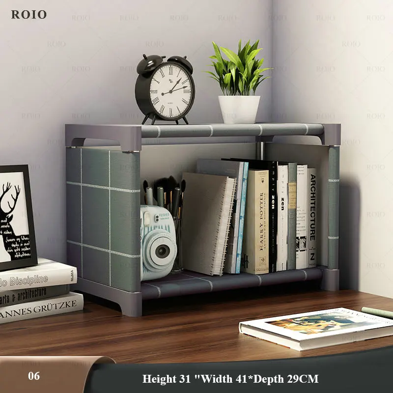 Etagère de rangement modulable en métal et textilène