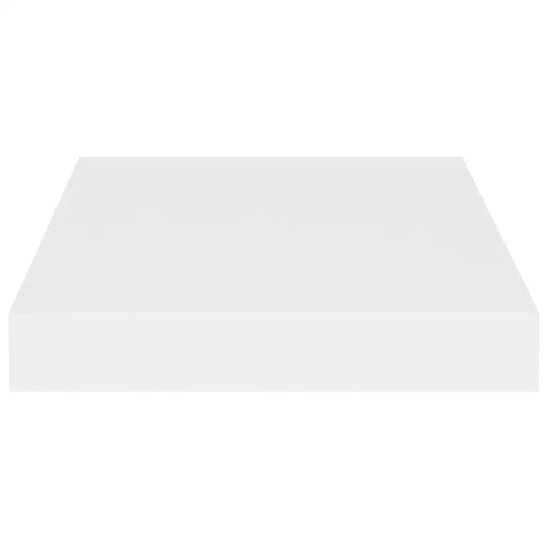 Etagère murale design carrée en bois blanc (lot de 2)