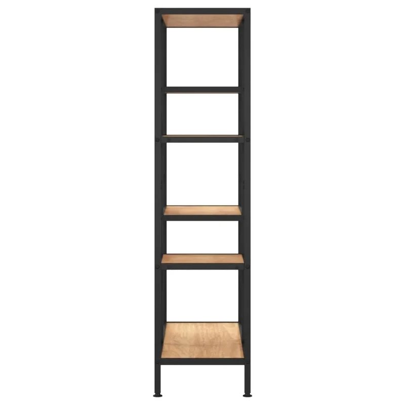 Etagère sur pieds métal et bois 80x30x120 cm