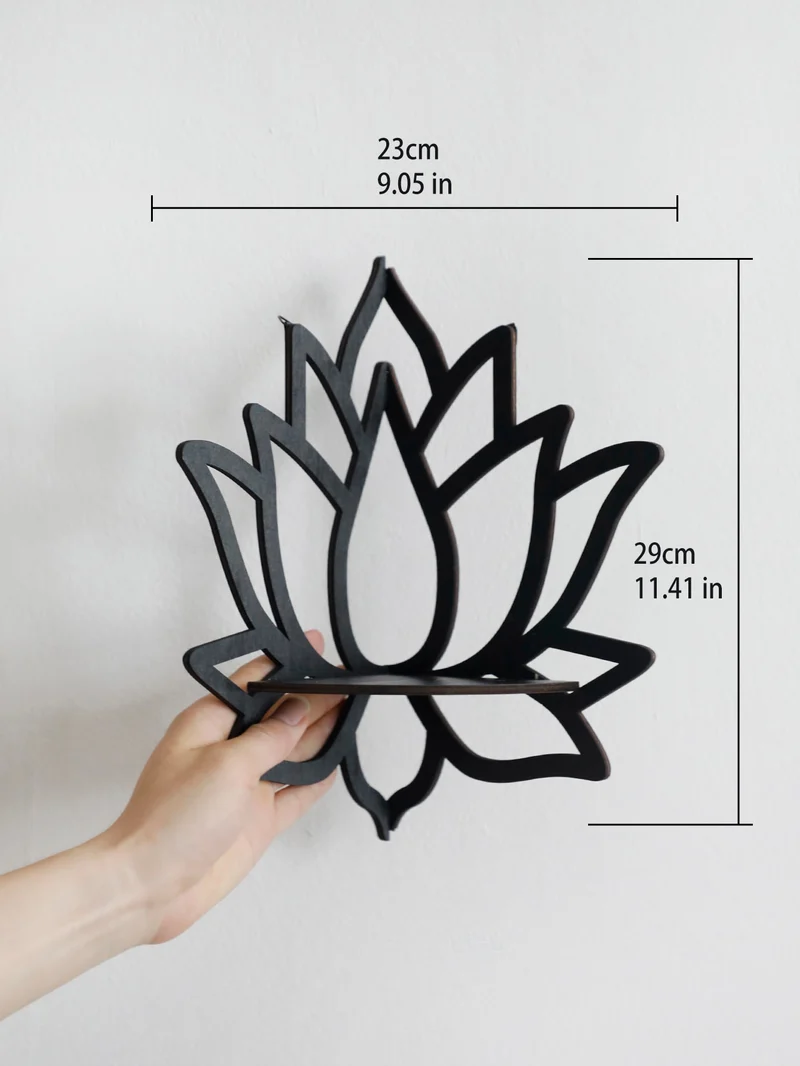 Etagère murale d'angle LOTUS