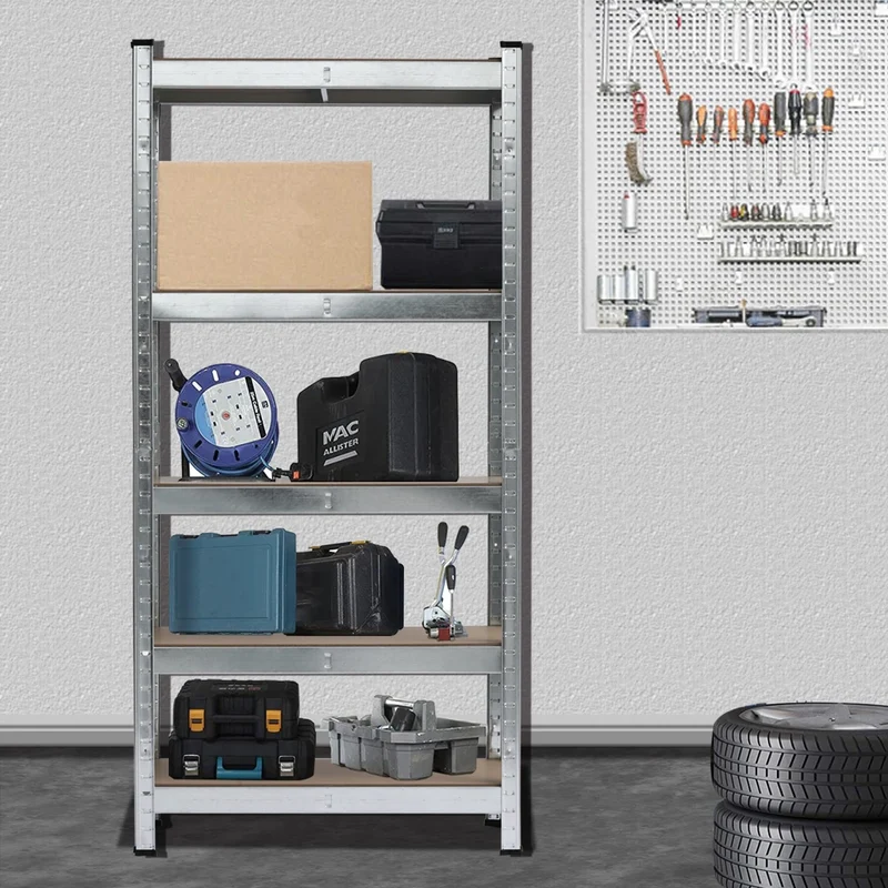 Etagere modulable métallique de rangement 5 niveaux