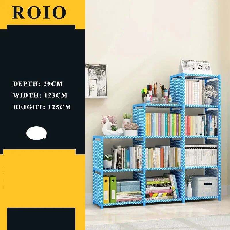 Etagère modulable chambre enfant métal et tissu