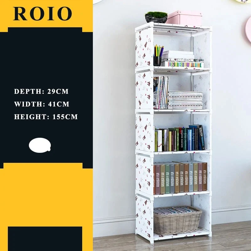 Etagère modulable chambre enfant métal et tissu