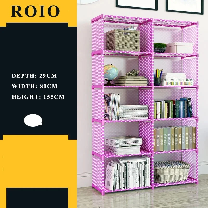Etagère modulable chambre enfant métal et tissu