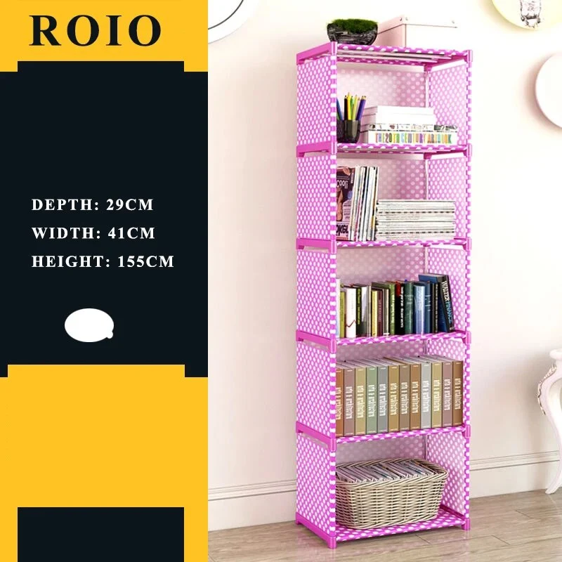 Etagère modulable chambre enfant métal et tissu