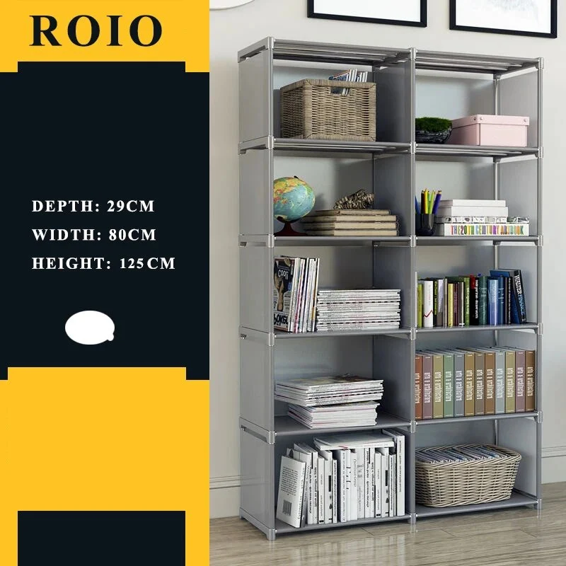 Etagère modulable chambre enfant métal et tissu