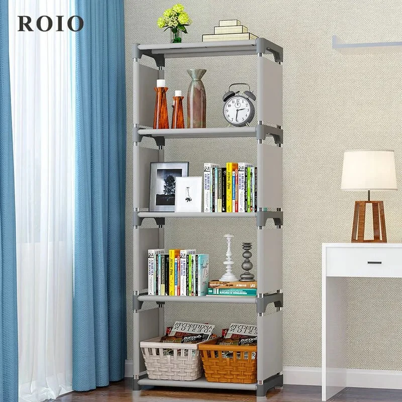Etagère modulable chambre enfant métal et tissu