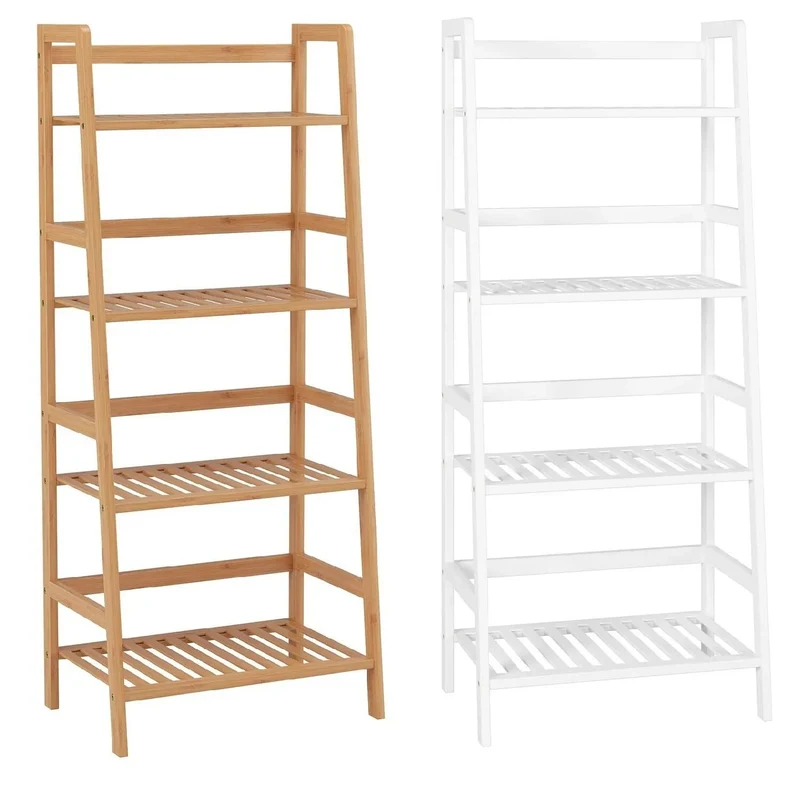 Etagère échelle en bois 4 niveaux