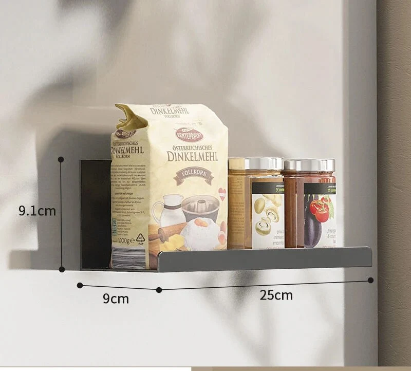 Etagère magnétique cuisine métallique
