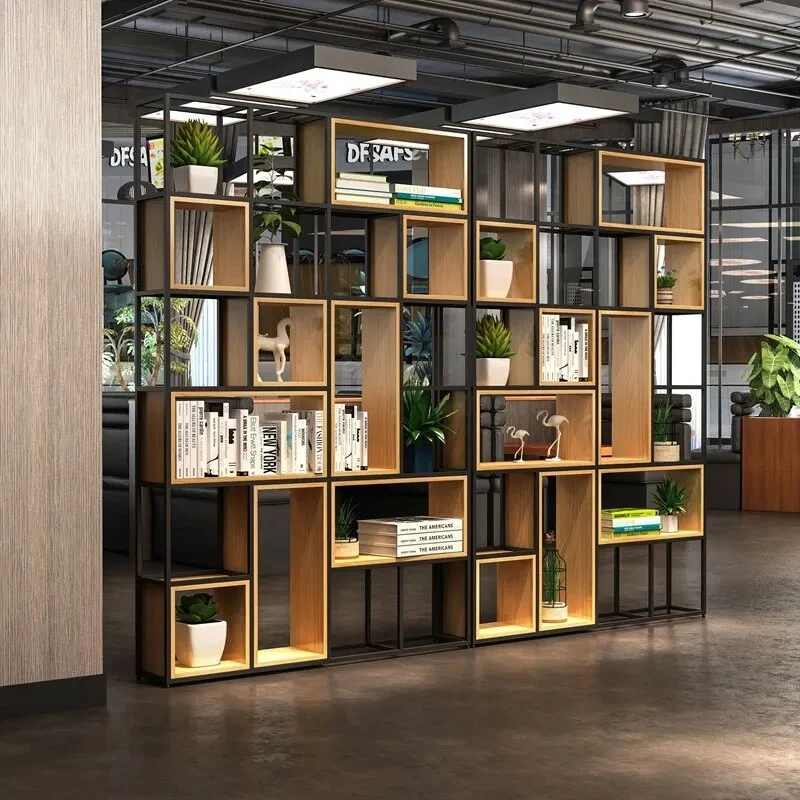 Etagère de séparation style industriel largeur 80cm
