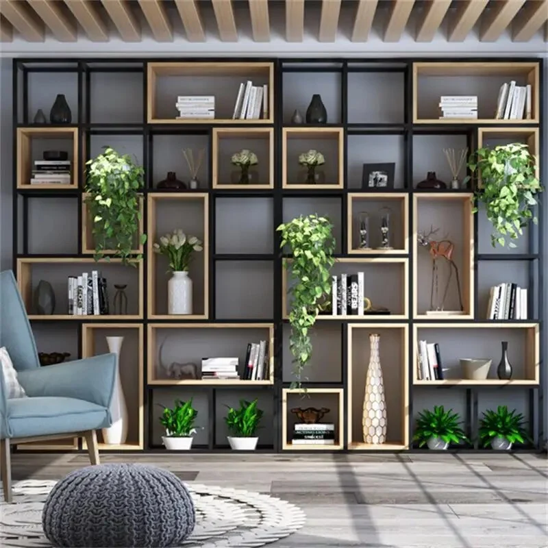 Etagère de séparation style industriel largeur 80cm