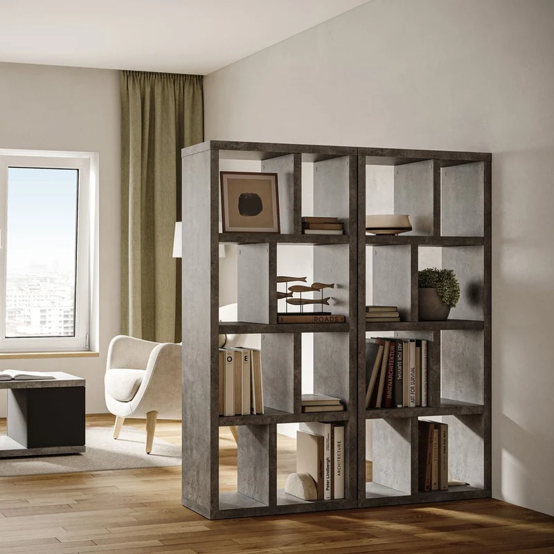 Temahome Bibliothèque - Berlin (4 étagères) 70 cm
