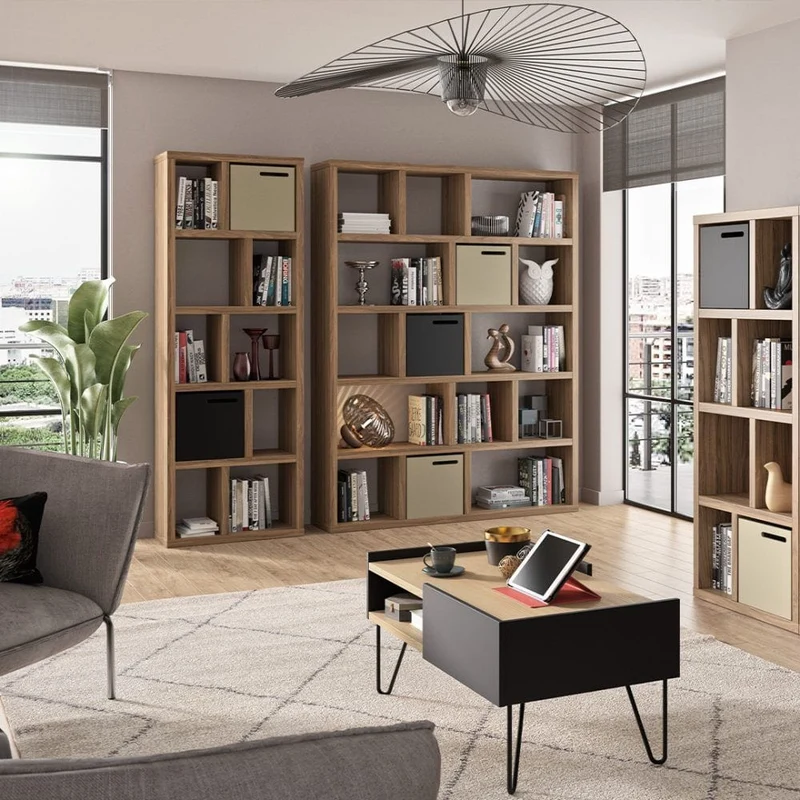 Temahome Bibliothèque - Berlin (4 étagères) 70 cm