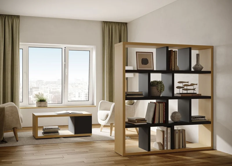 Temahome Bibliothèque - Berlin (4 étagères) 150 cm