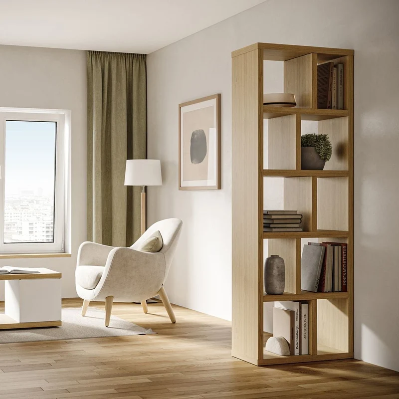 Temahome Bibliothèque - Berlin (5 étagères) 70 cm