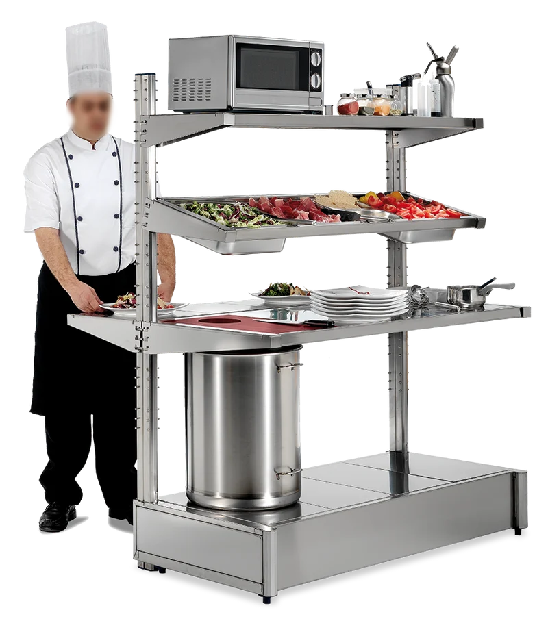 Table centrale pour préparation et service Imagine