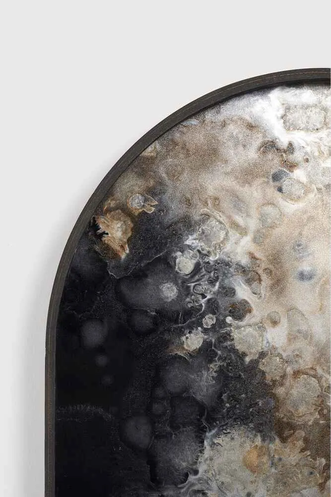 Ethnicraft Plateau en Verre Organic - Noir