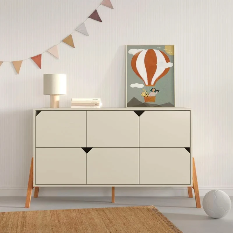 Commode 6 tiroirs Bellamy Lotta Cachemire