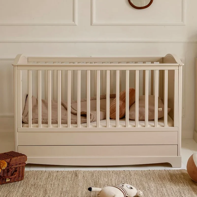 Lit évolutif 70x140 sommier inclus Bellamy Royal Beige