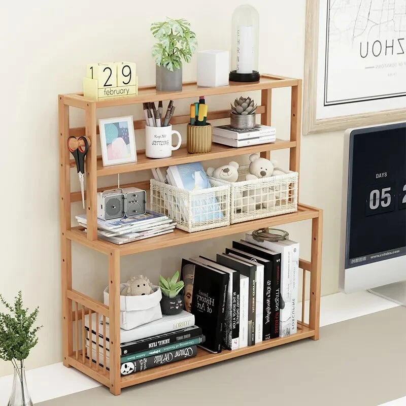 Etagère bureau bois à poser 3 niveaux