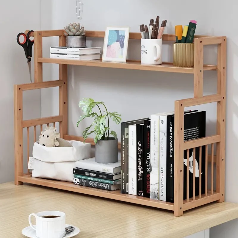 Etagère bureau bois à poser 3 niveaux