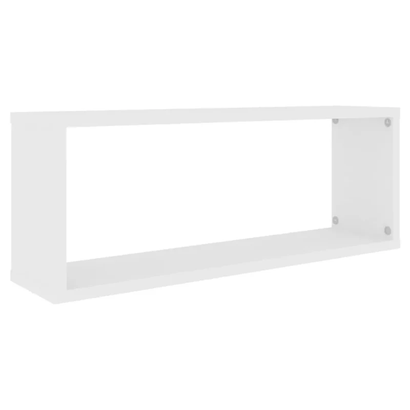 Etagère murale rectangle blanche largeur 60 cm