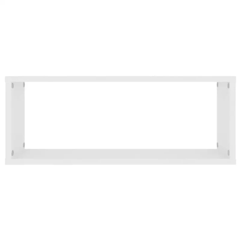 Etagère murale rectangle blanche largeur 60 cm